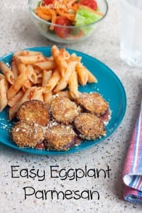 Easy Eggplant Parmesan with Mezzetta Sauce from Nap-Time Creations