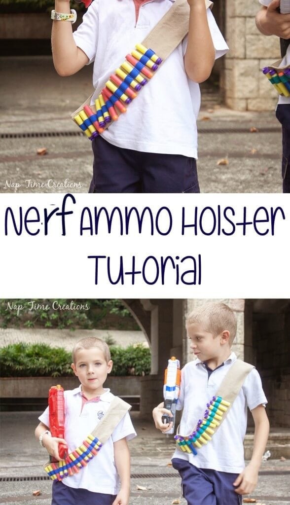 Nerf Ammo Holster tutorial from Nap-Time Creations