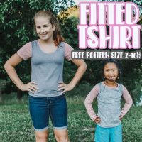 fitted tshirt free sewing pattern