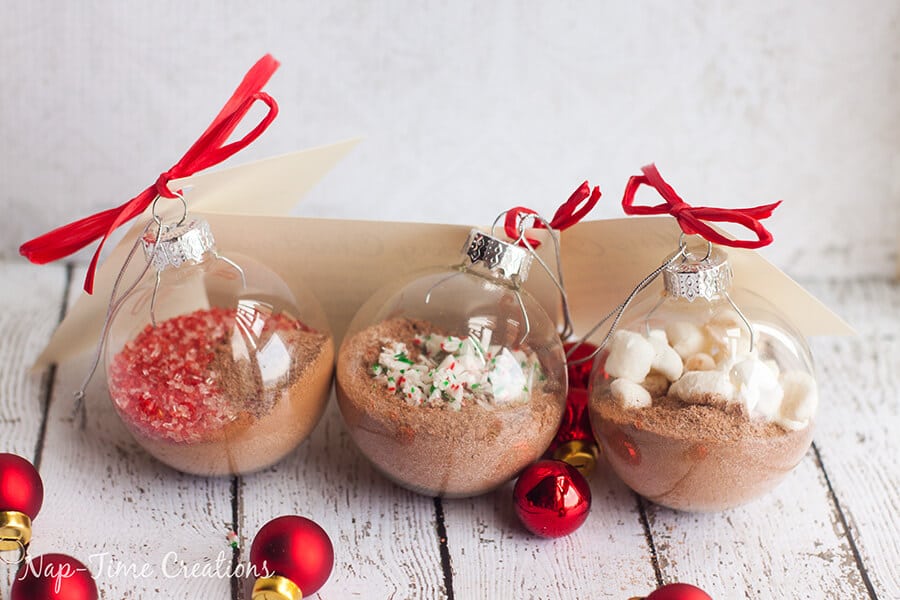 Homemade Hot Chocolate Ornaments Gift - Life Sew Savory