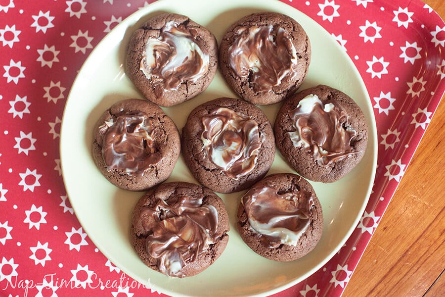chocolate mint cookies 1