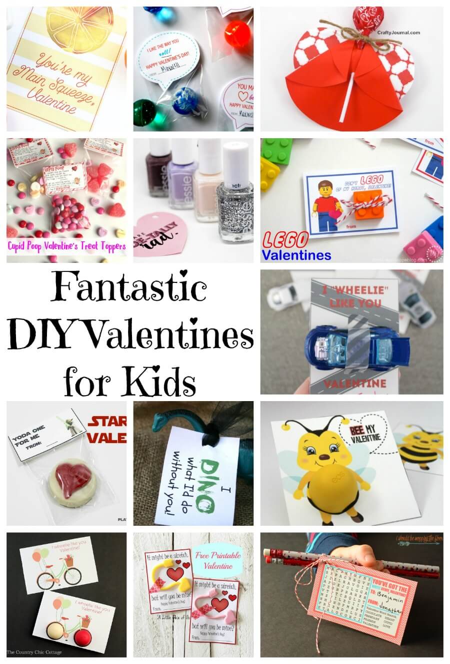 Fantastic DIY Valentines for kids from Nap-Time Creations