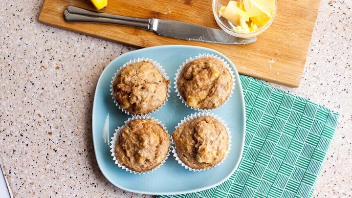 Whole Wheat Peanut Banana Muffins & Things to do more of in 2016