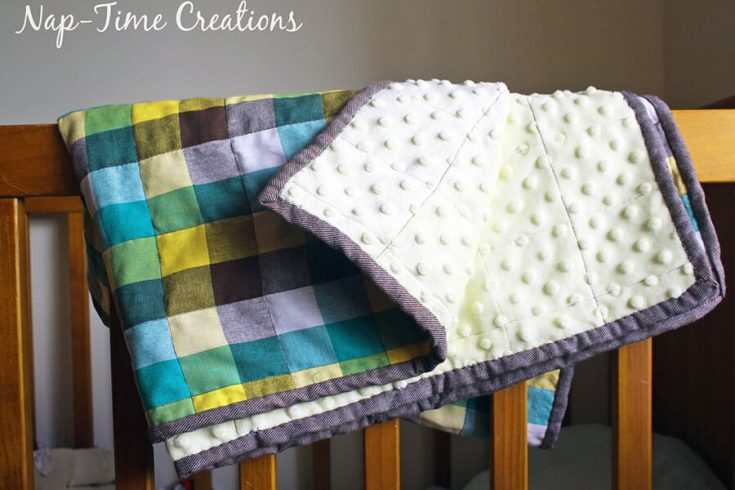 Faux Chenille Blanket Sewing Tutorial - Life Sew Savory