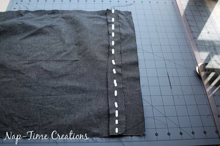 zipper pillowcase sewing tutorial
