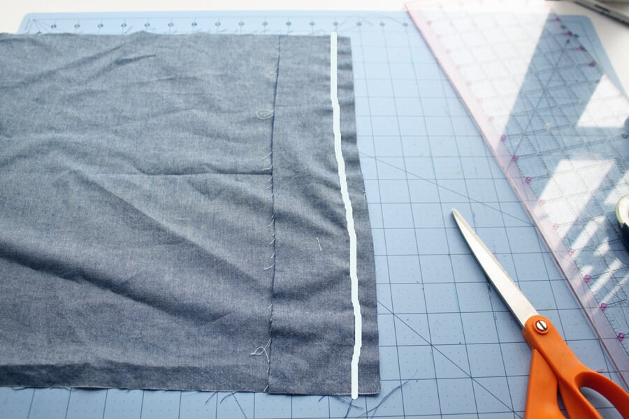 throw pillow sewing tutorial