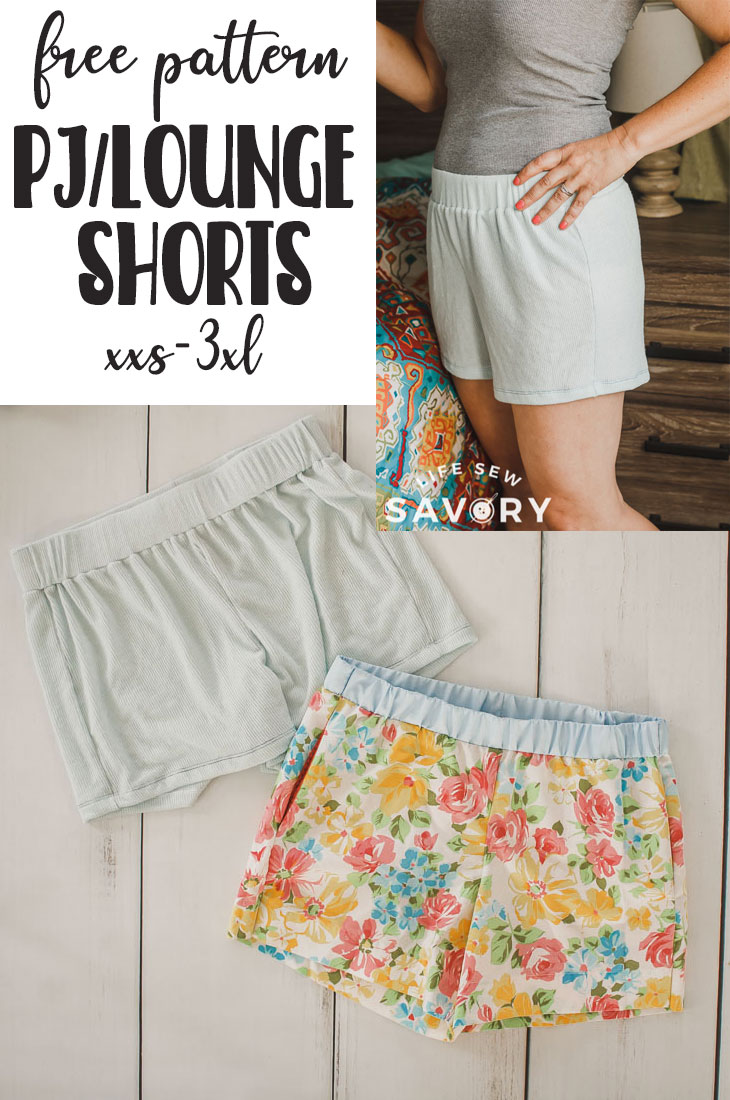 Women's Pj Shorts Free Pattern - Life Sew Savory