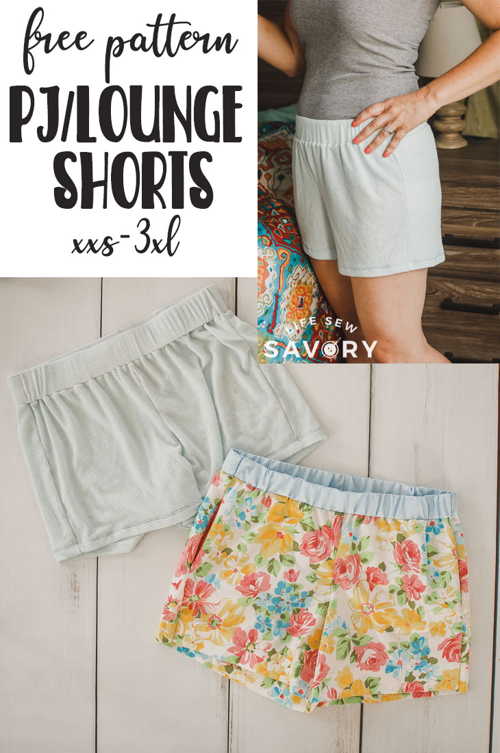 Women s Pj Shorts Free Pattern Life Sew Savory