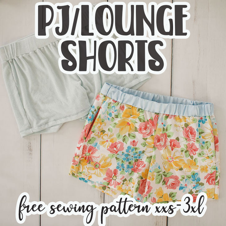 Women's Pj Shorts Free Pattern - Life Sew Savory