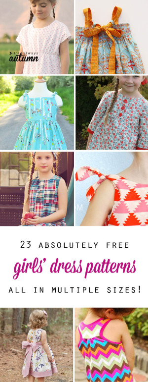 20+ Spring Summer Free Sewing Patterns for Kids 2016 - Life Sew Savory