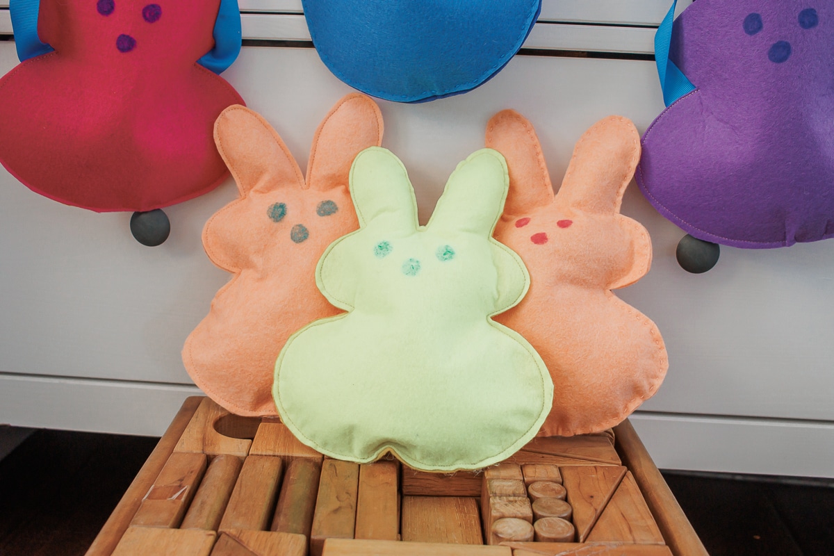 East Peep bunny plushies
