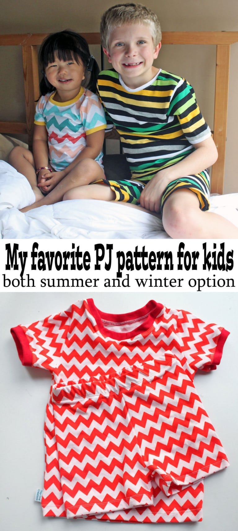 My favorite PJ Pattern for kids Life Sew Savory