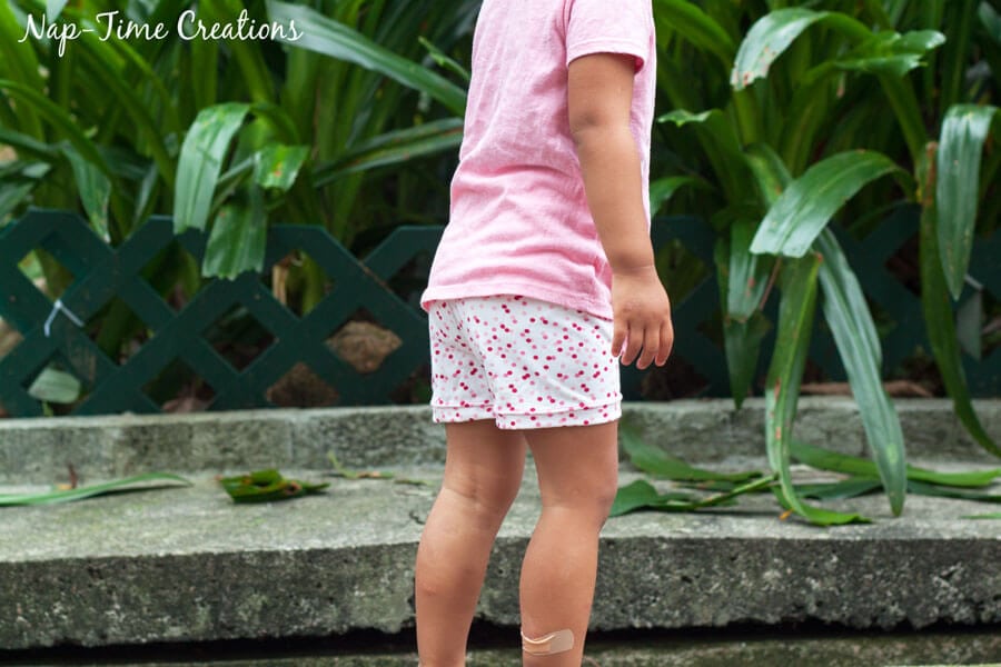 Summer Shortie Leggings Free Pattern 18M 12Y Life Sew Savory
