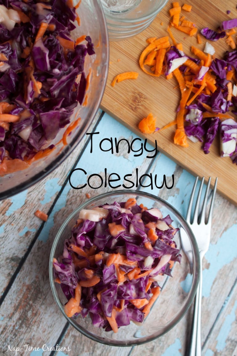 Tangy Coleslaw Recipe with Purple Cabbage Life Sew Savory