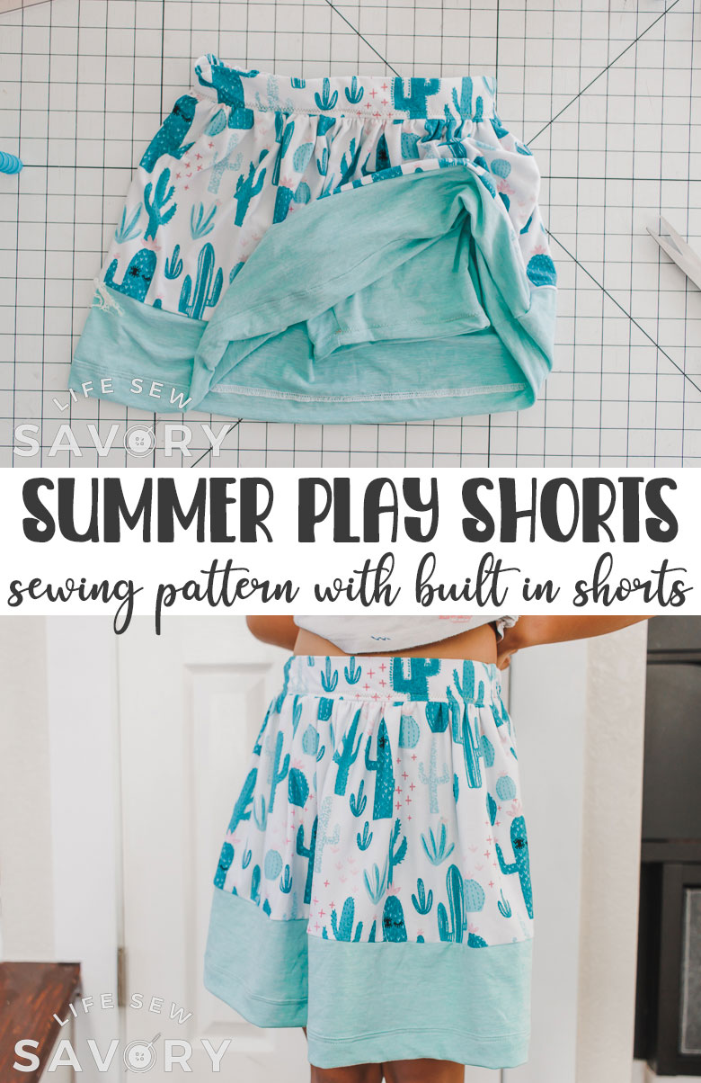 summer play skirt sewing pattern