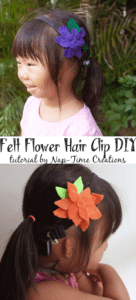 felt-flower-hair-clip-DIY by Nap-Time Creations
