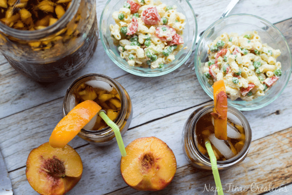 Grilled Tea Grilled Peach Tea - Life Sew Savory