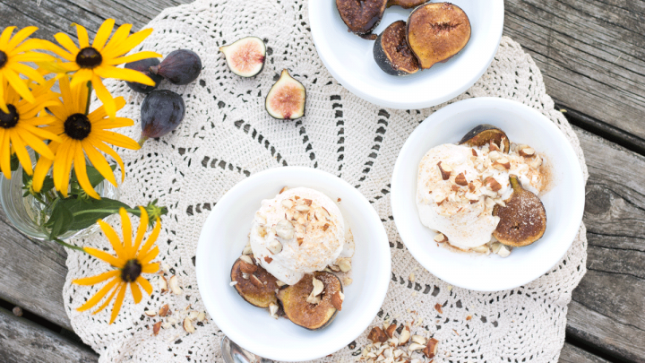 Spiced Fig Ice Cream & Ice Cream Applique