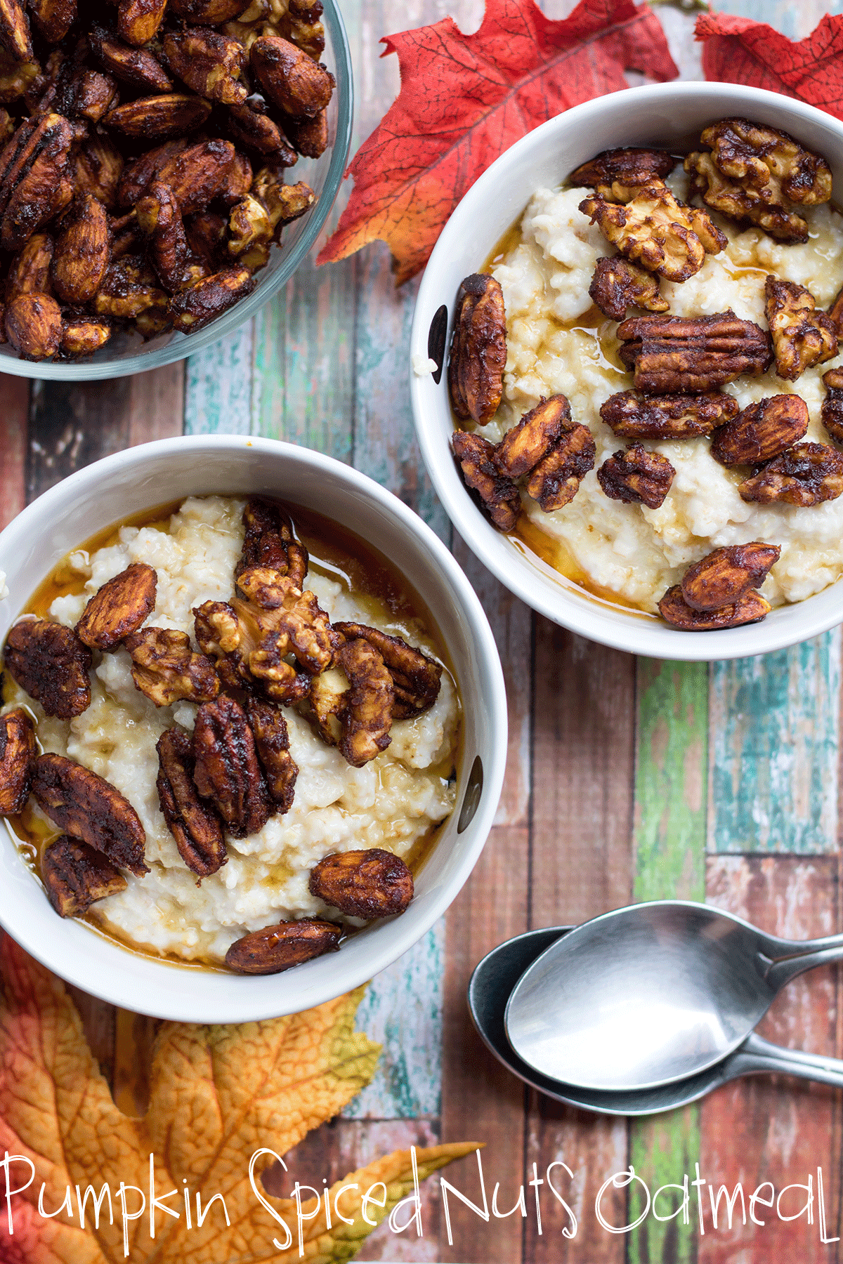 pumpkin spice nuts oatmeal-a-perfect-fall-breakfast-from Life Sew Savory