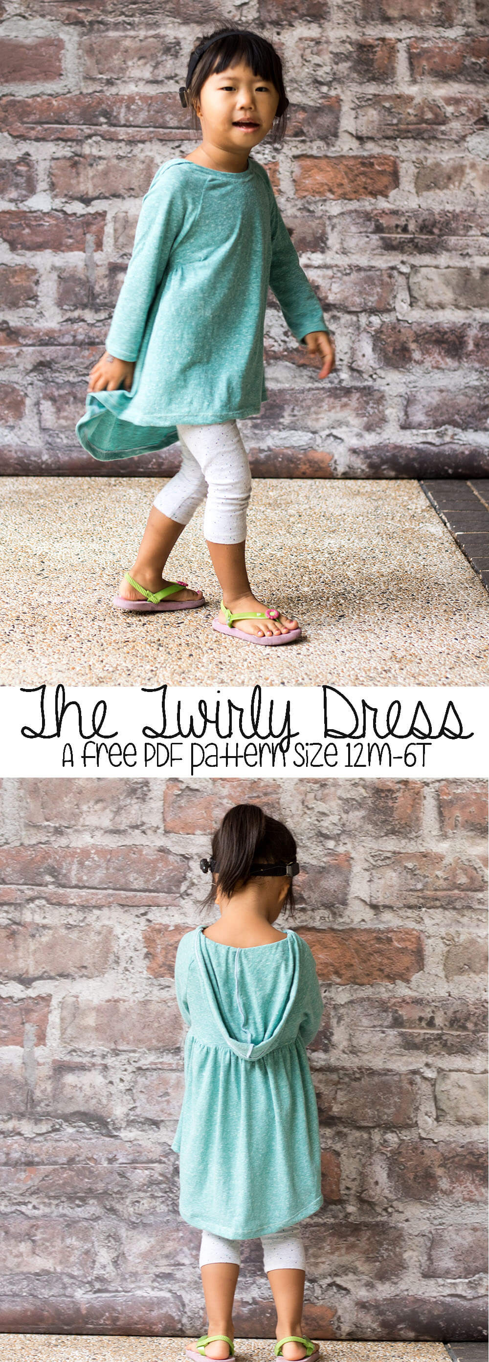 The Twirly Dress Free PDF pattern from Nap-Time Creations