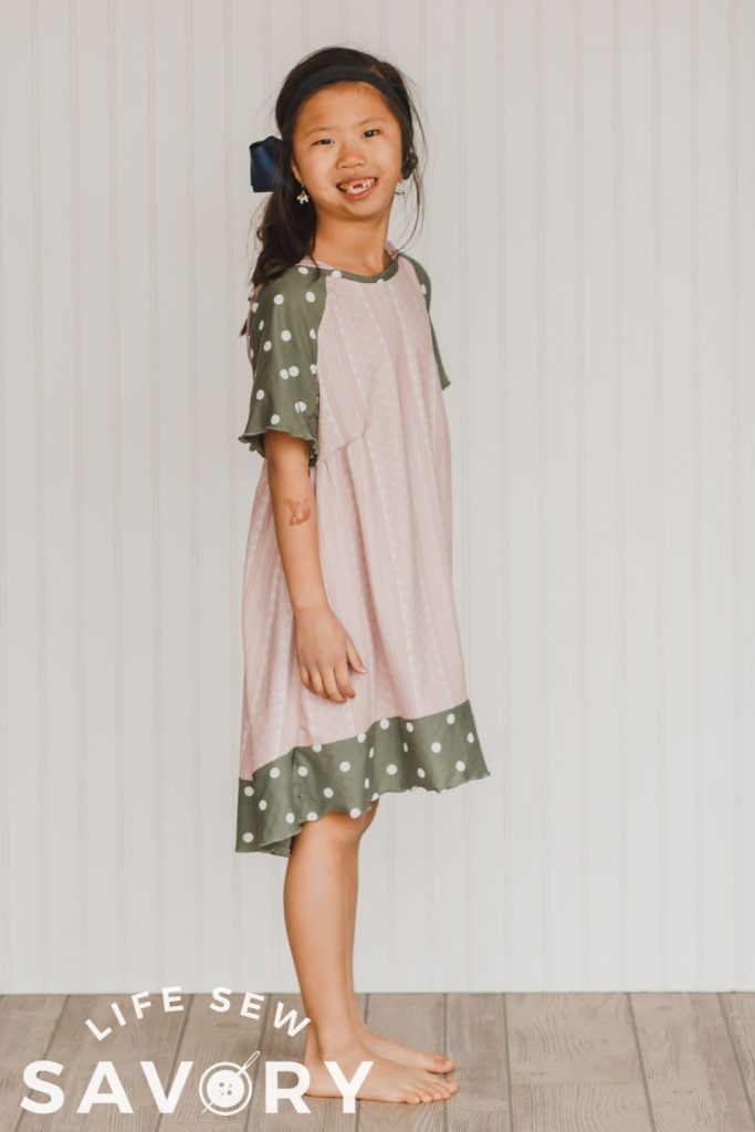 short sleeve twirly dress