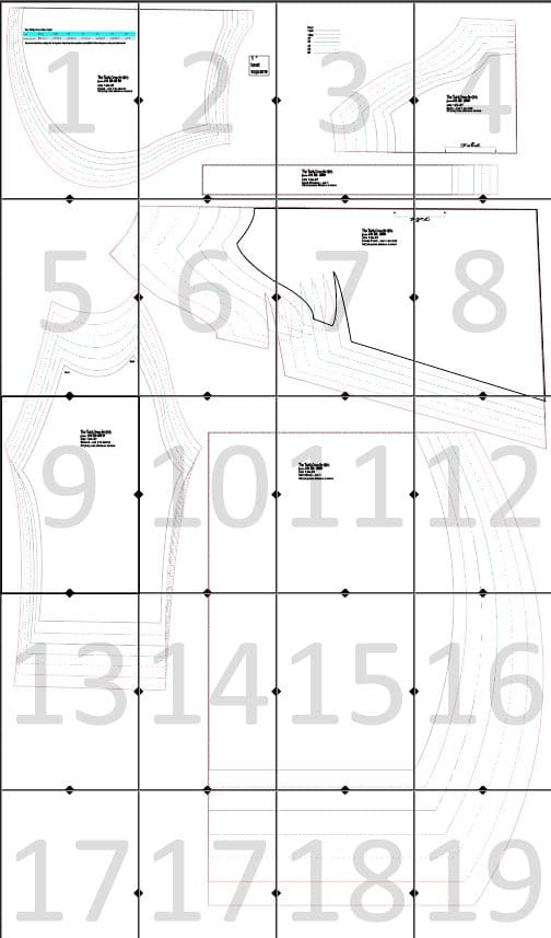 pattern layout smaller sizes