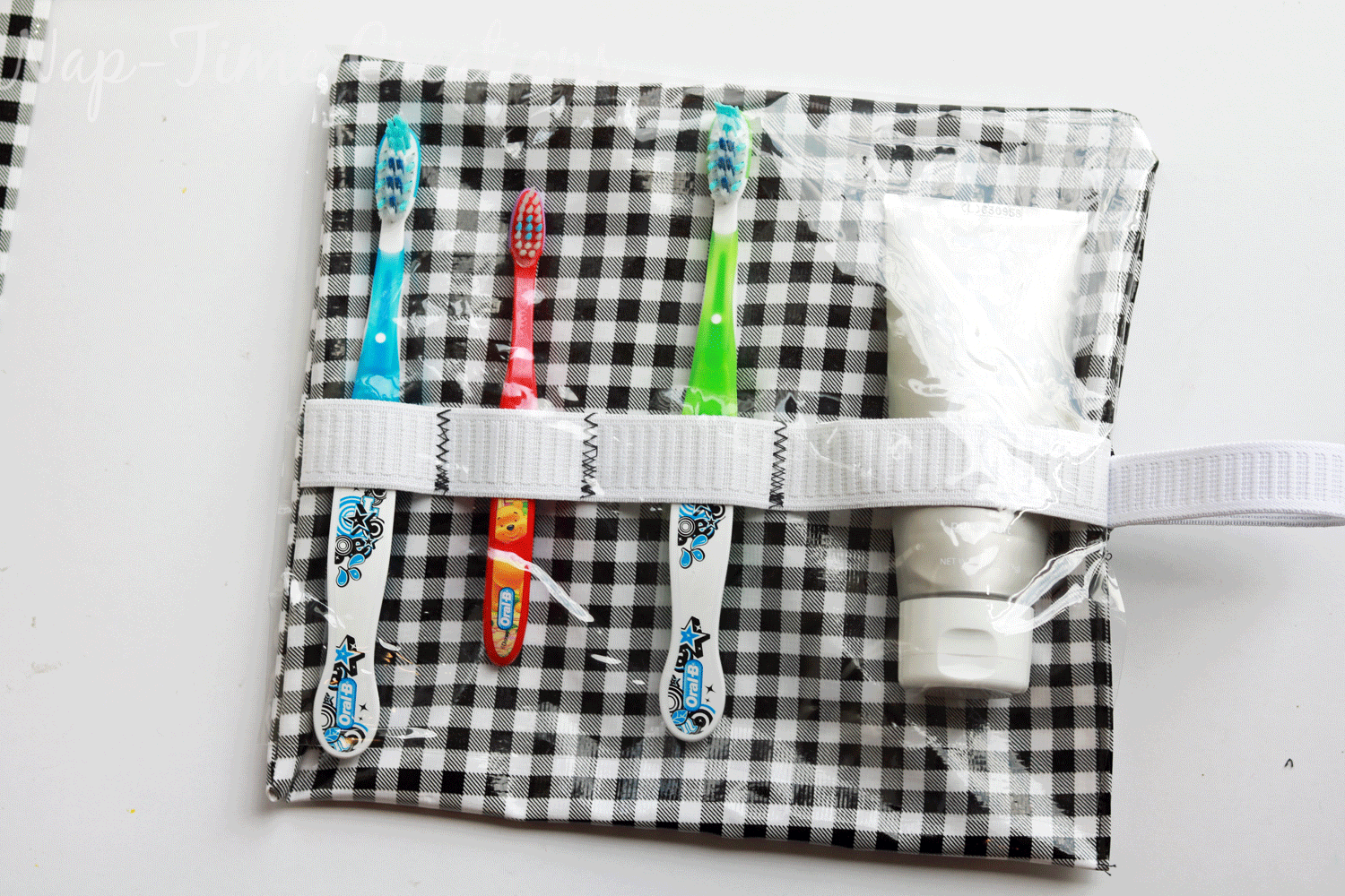 Kids Travel Toothbrush Holder with Hello Life Sew Savory