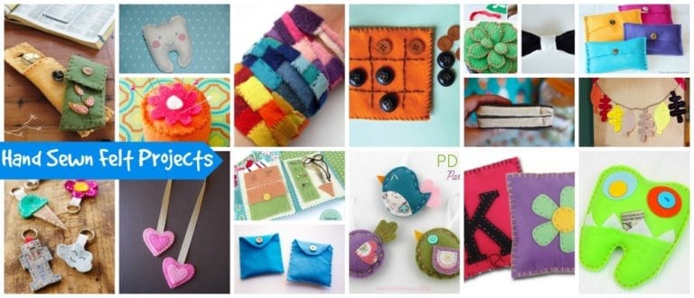 15 Hand Sewn Felt Projects that are ADORABLE - Life Sew Savory