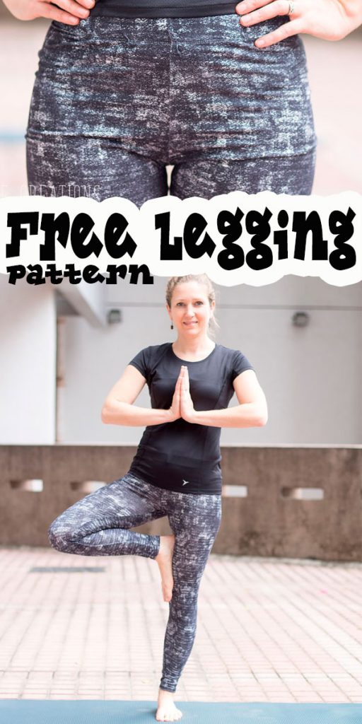 how to sew leggings from a free pattern