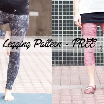 free leggings pattern for women from Nap-Time Creations