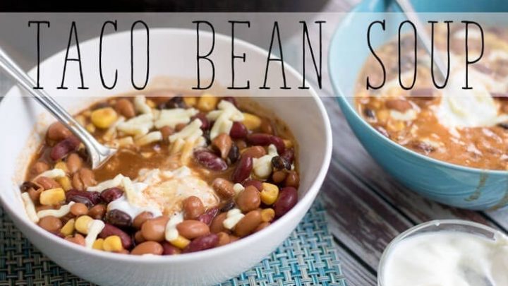 Taco Bean Soup Recipe