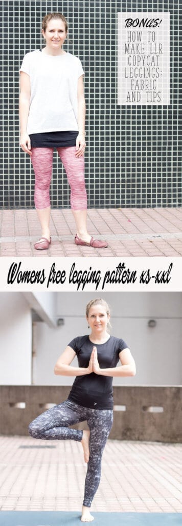 free leggings pattern for women from Nap-Time Creations