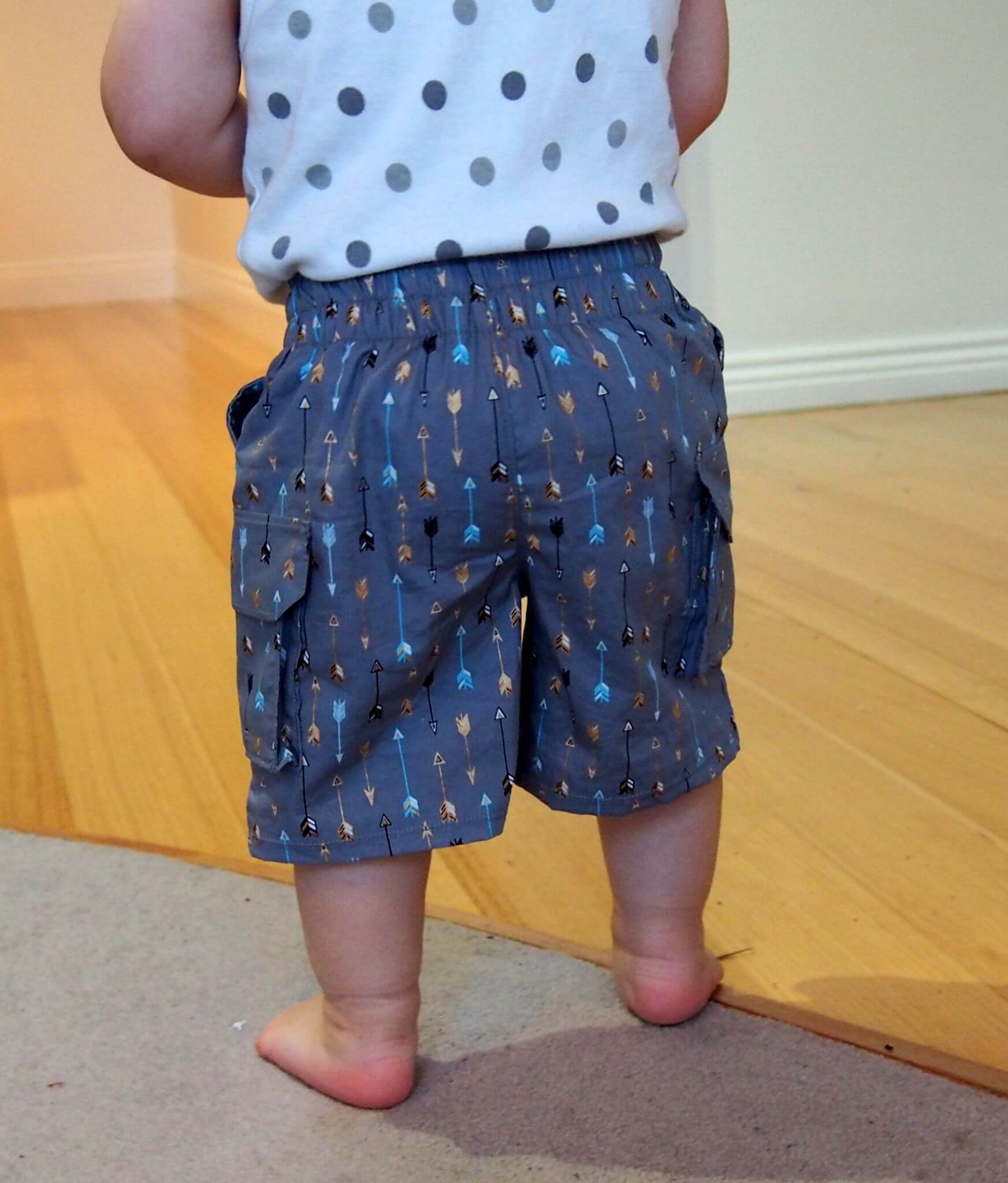 boys cargo shorts pattern from Life Sew Savory