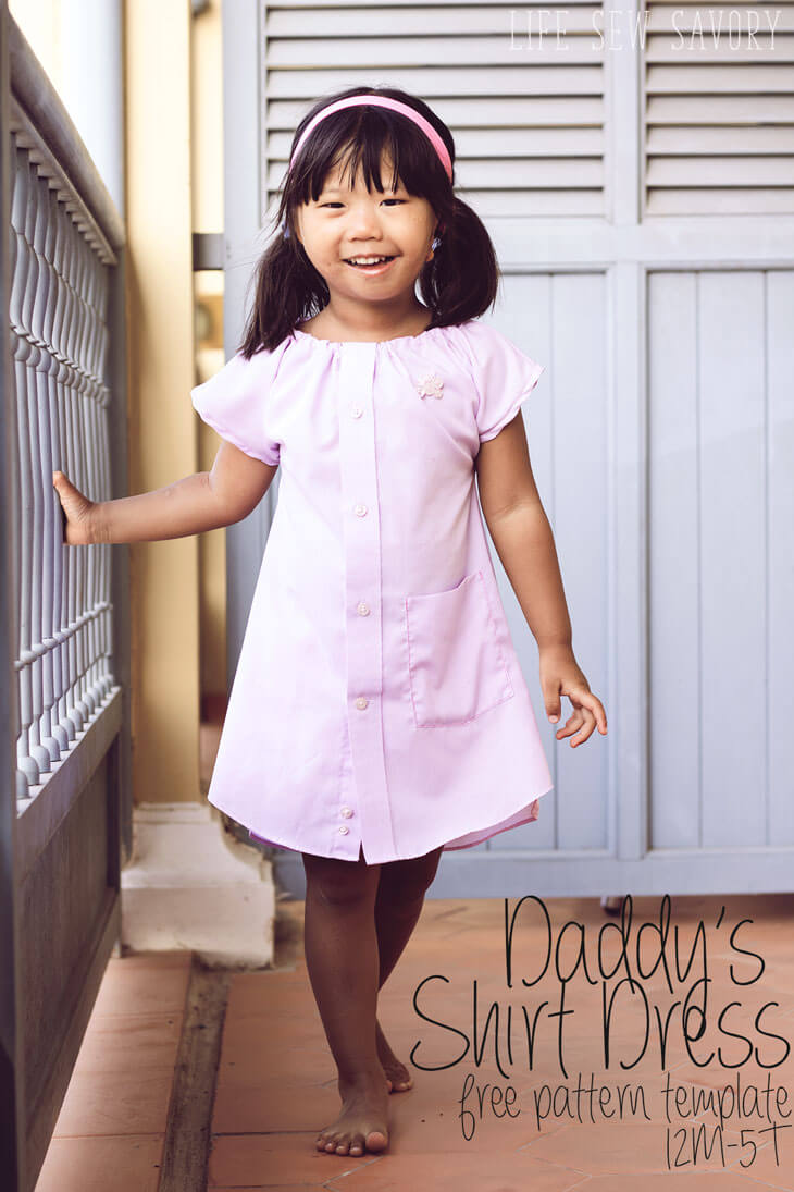 Shirt Dress with Free Pattern from Life Sew Savory