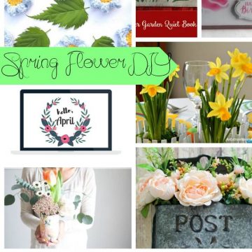 spring flower DIYs social