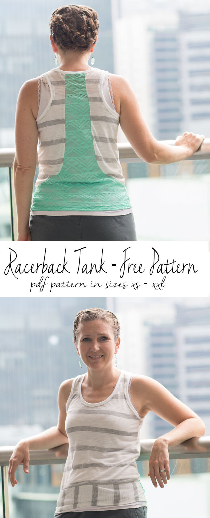 Racerback Tank Top Sewing Pattern