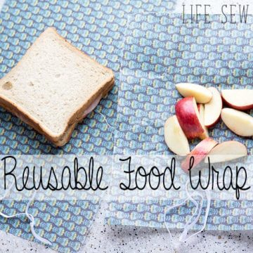 reusable food wrap for DIY fabric wrap