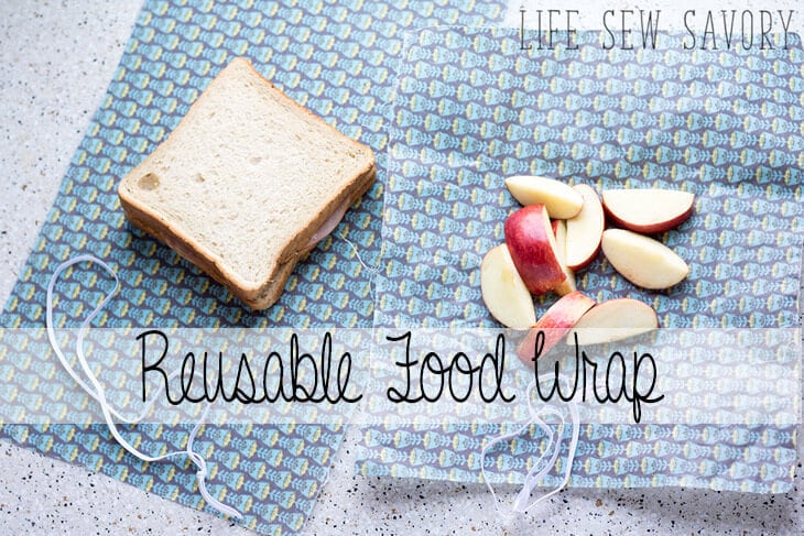 reusable food wrap for DIY fabric wrap