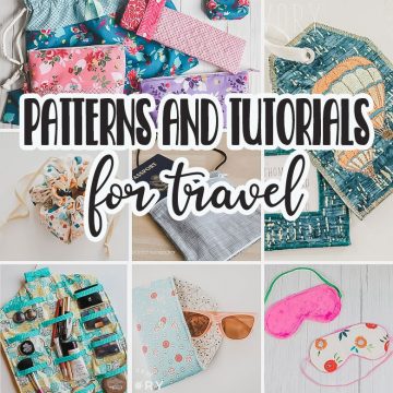 sewing for travel patterns and tutorials