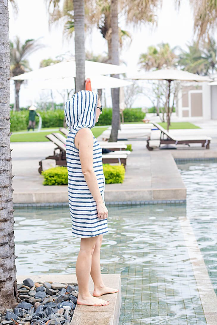 Swim cover up free sewing pattern