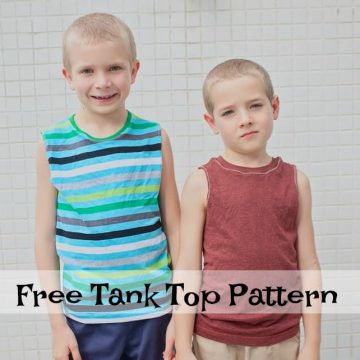 tank top pattern for boys free
