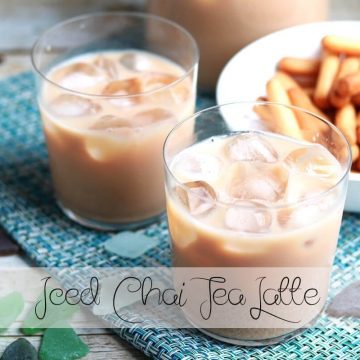 Iced Chai tea latte