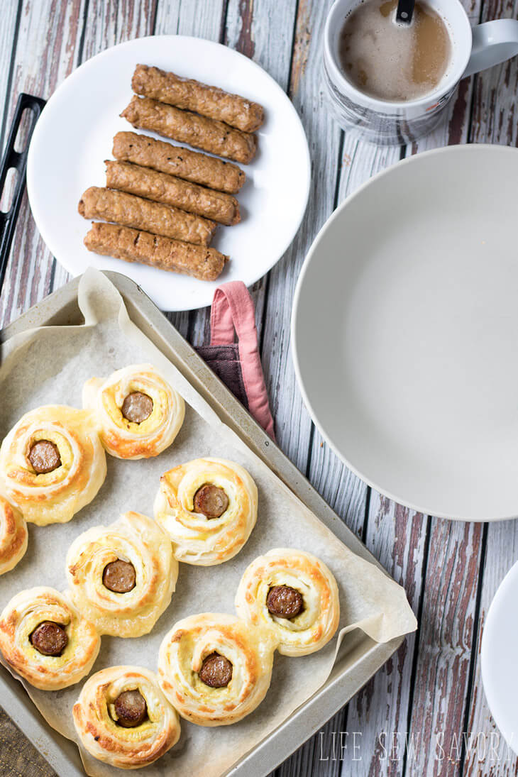 puff pastry breakfast rolls