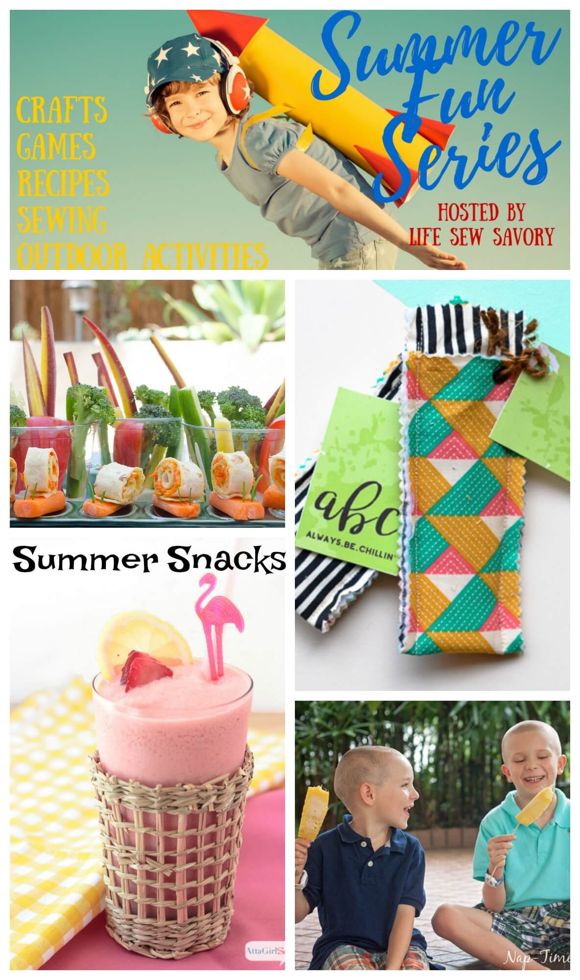 sensational Summer Snacks in the Summer Fun Series from Life Sew Savory