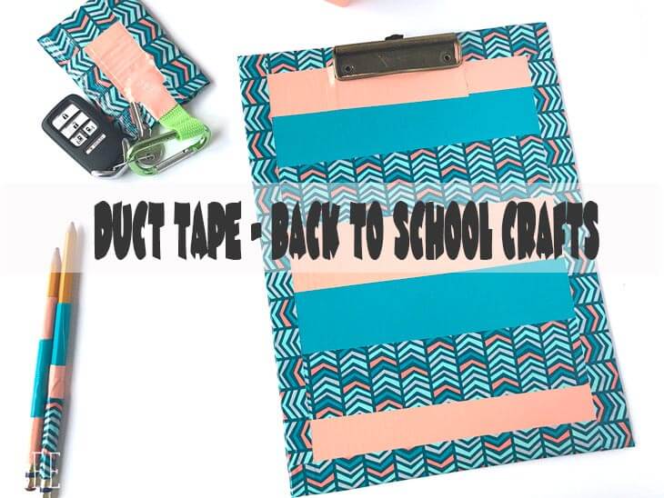 back to school tape crafts
