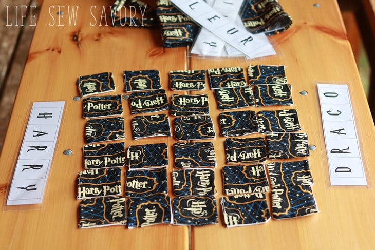 Harry Potter matching game