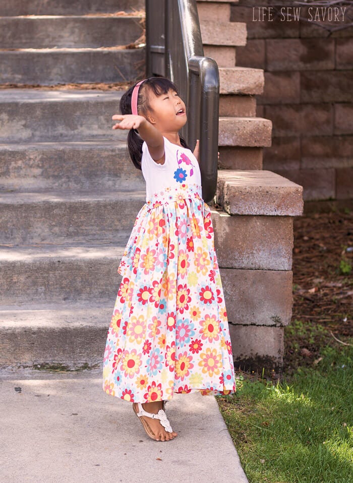 Maxi Dress Pattern For Girls Life Sew Savory