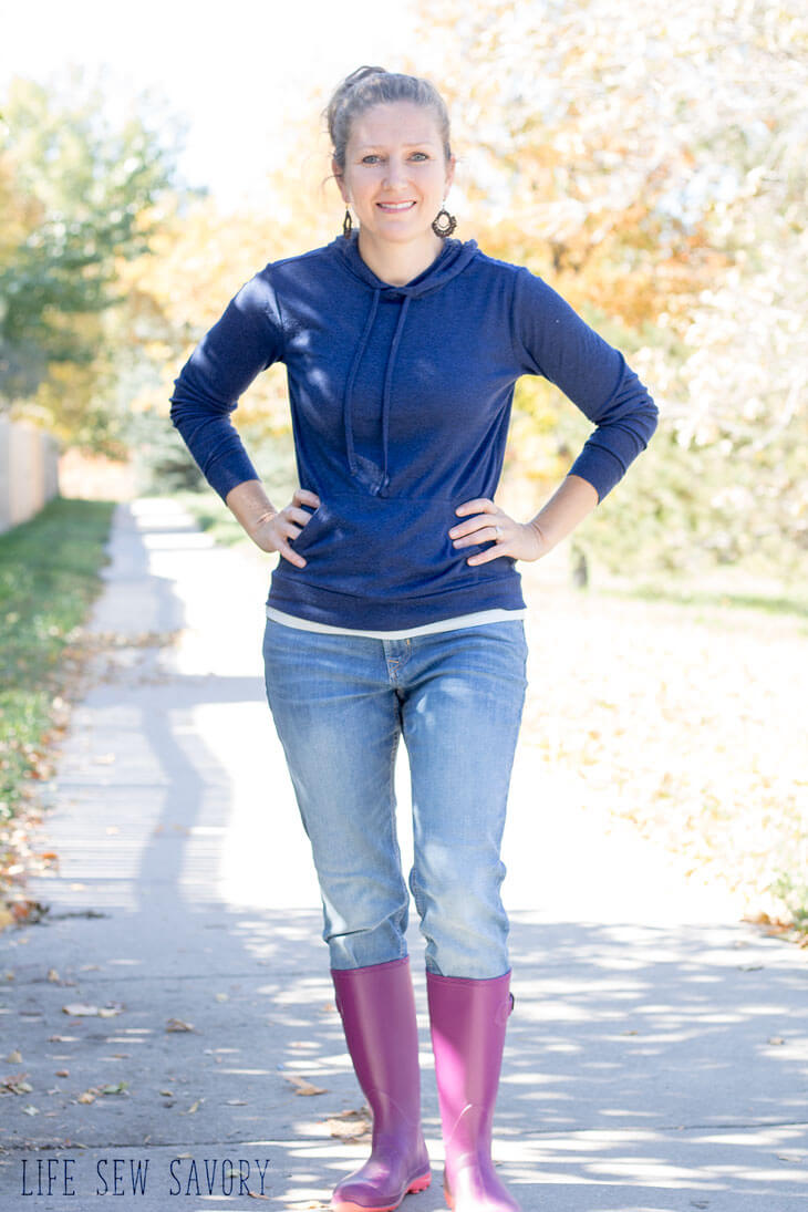 hooded sweatshirt sewing pattern