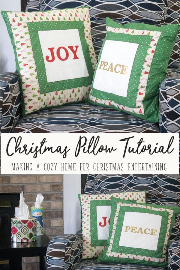 christmas pillows to sew