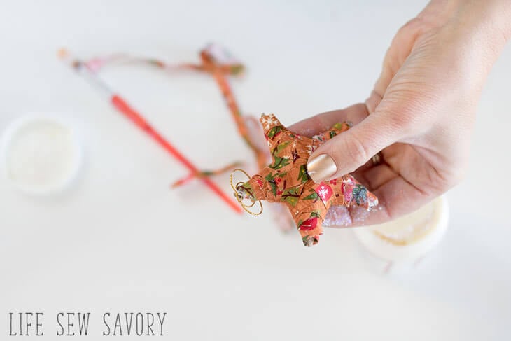 Fabric Christmas Ornaments tutorial